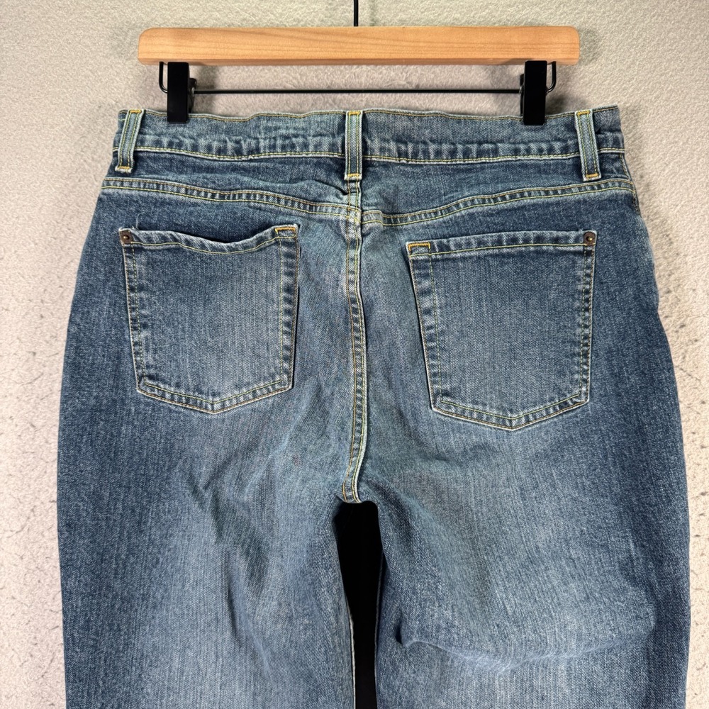Vintage Old Navy Bootcut Jeans Womens 10 Regular Blue Lightwash Just Below Waist - Picture 3 of 14